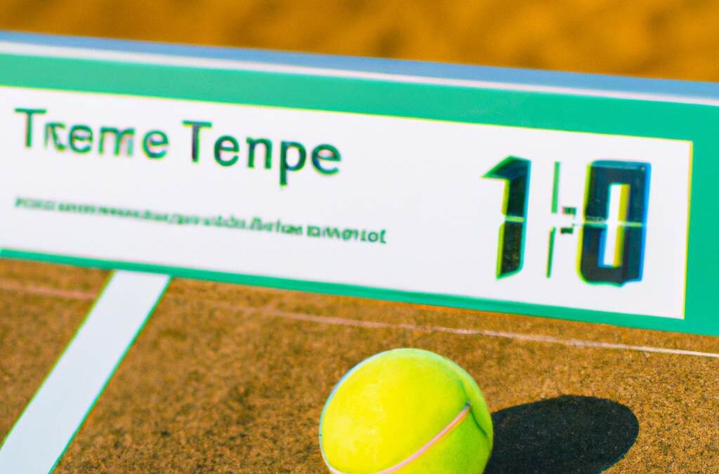 Maîtriser le système de notation au tennis : tout ce que vous devez savoir !